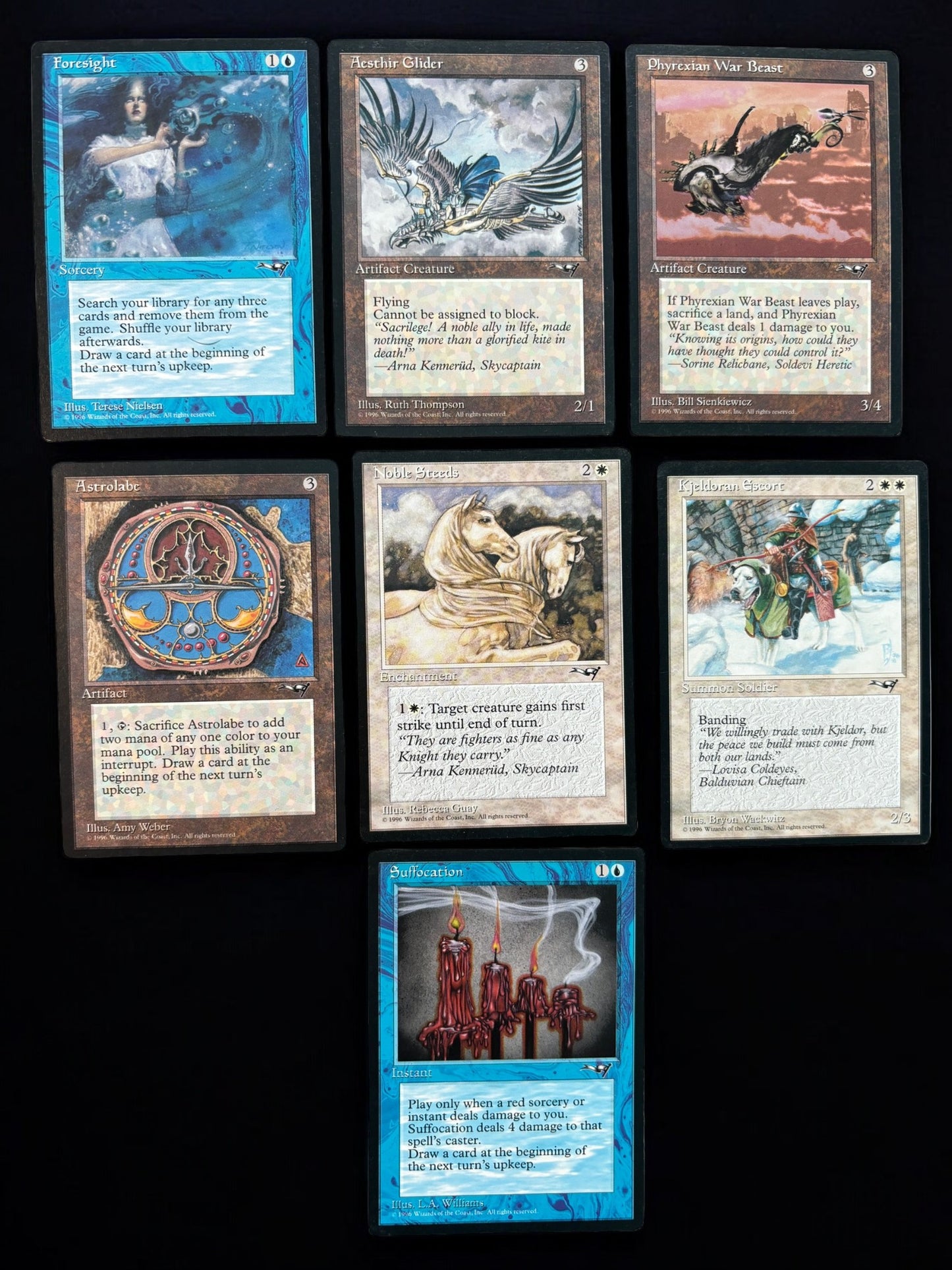 500ct Vintage Magic the Gathering Card Lot - Common & Uncommon