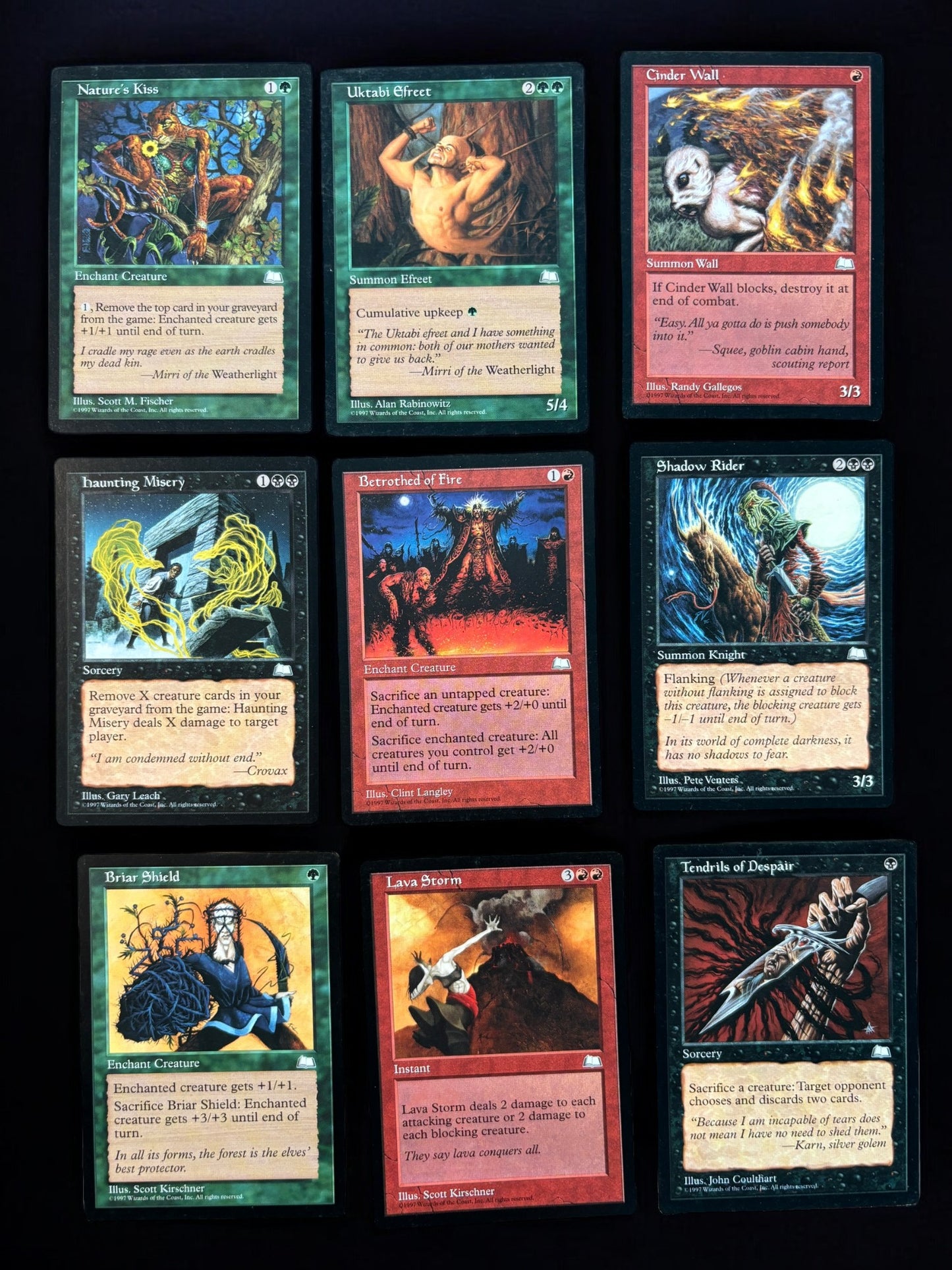 500ct Vintage Magic the Gathering Card Lot - Common & Uncommon