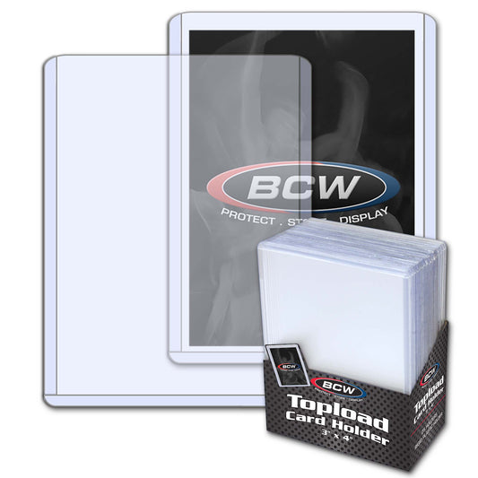 3x4 Topload Card Holder - Standard (Pack of 25)