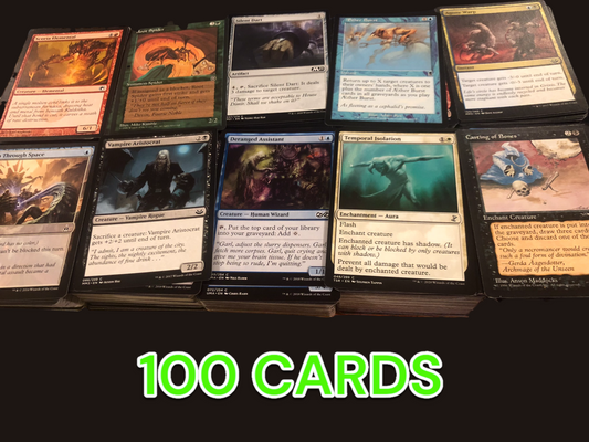 100ct Magic the Gathering Card Lot - Common & Uncommon