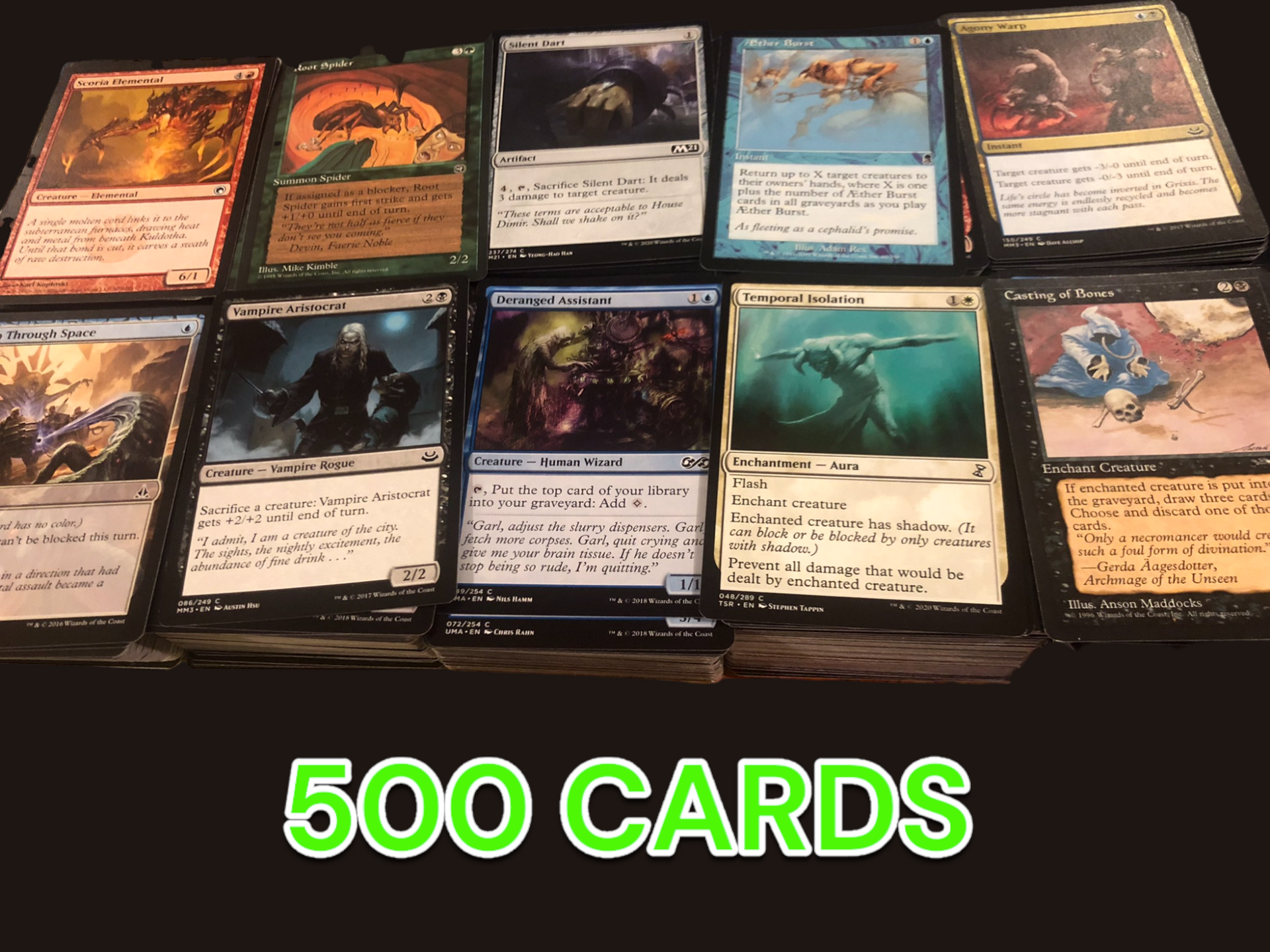 500ct Magic the Gathering Card Lot